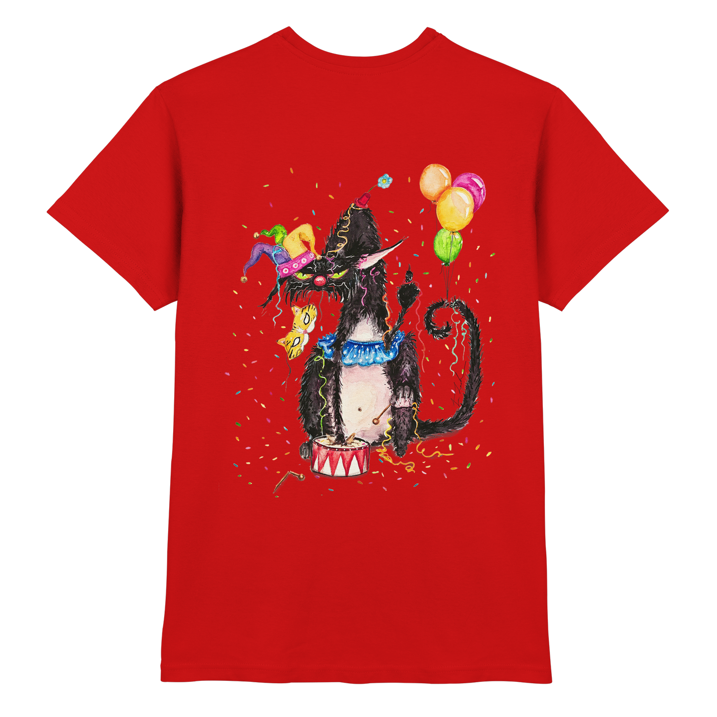 F*U-Cat- Karneval - Druck Hinten - Premium Shirt