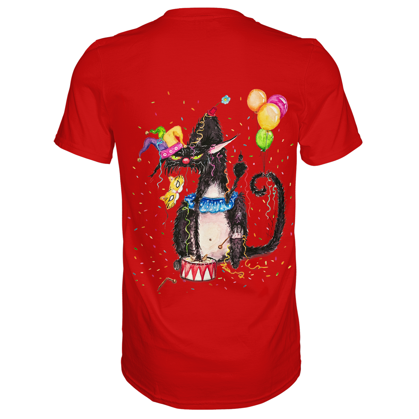 F*U-Cat- Karneval - Druck Hinten - Premium Shirt