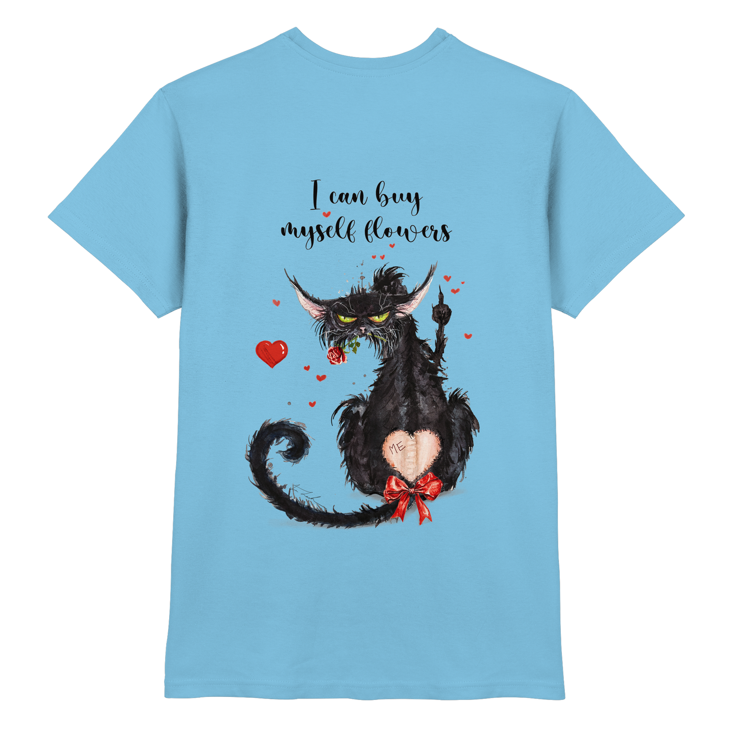 F*U-Cat- Love - Druck Hinten - Premium Shirt
