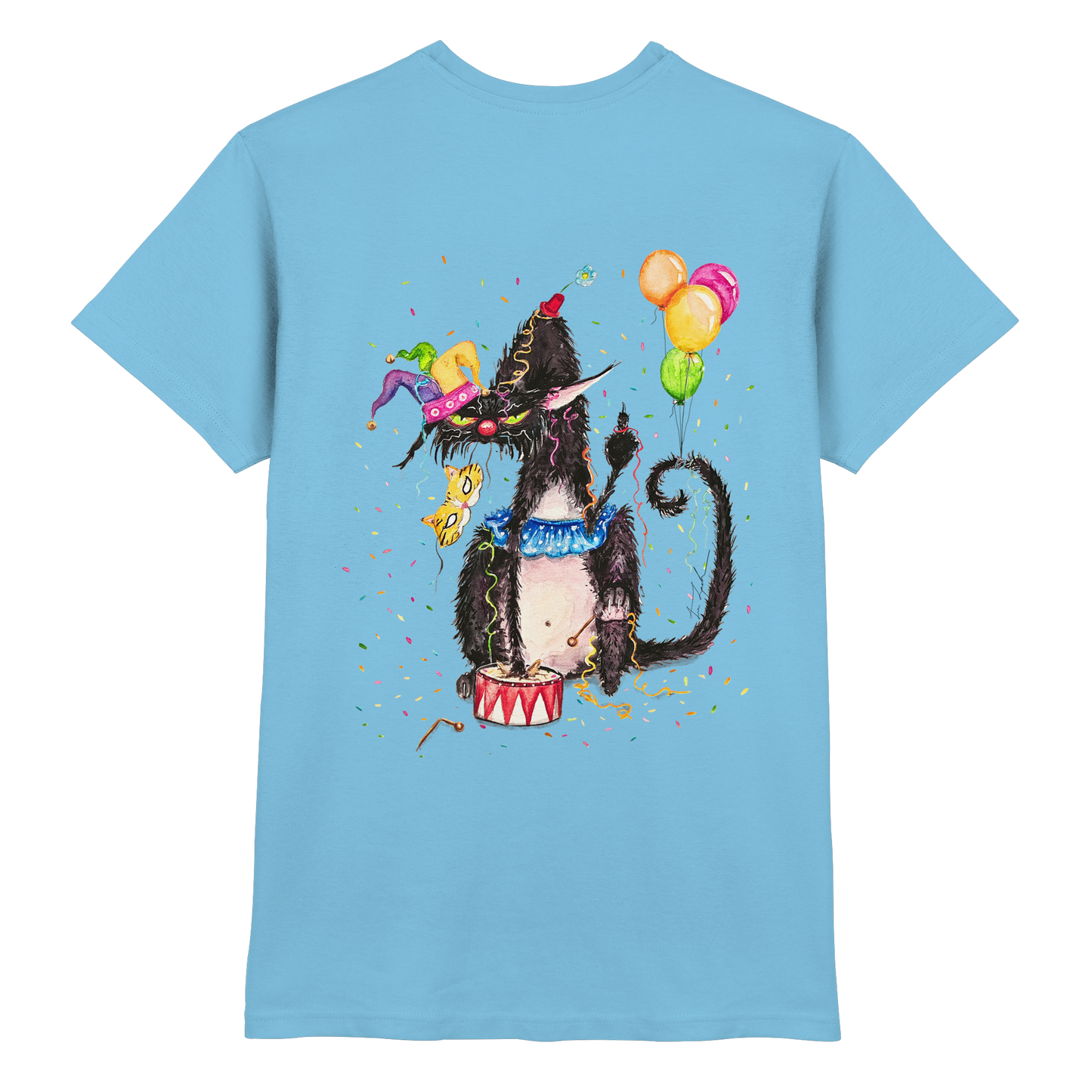F*U-Cat- Karneval - Druck Hinten - Premium Shirt