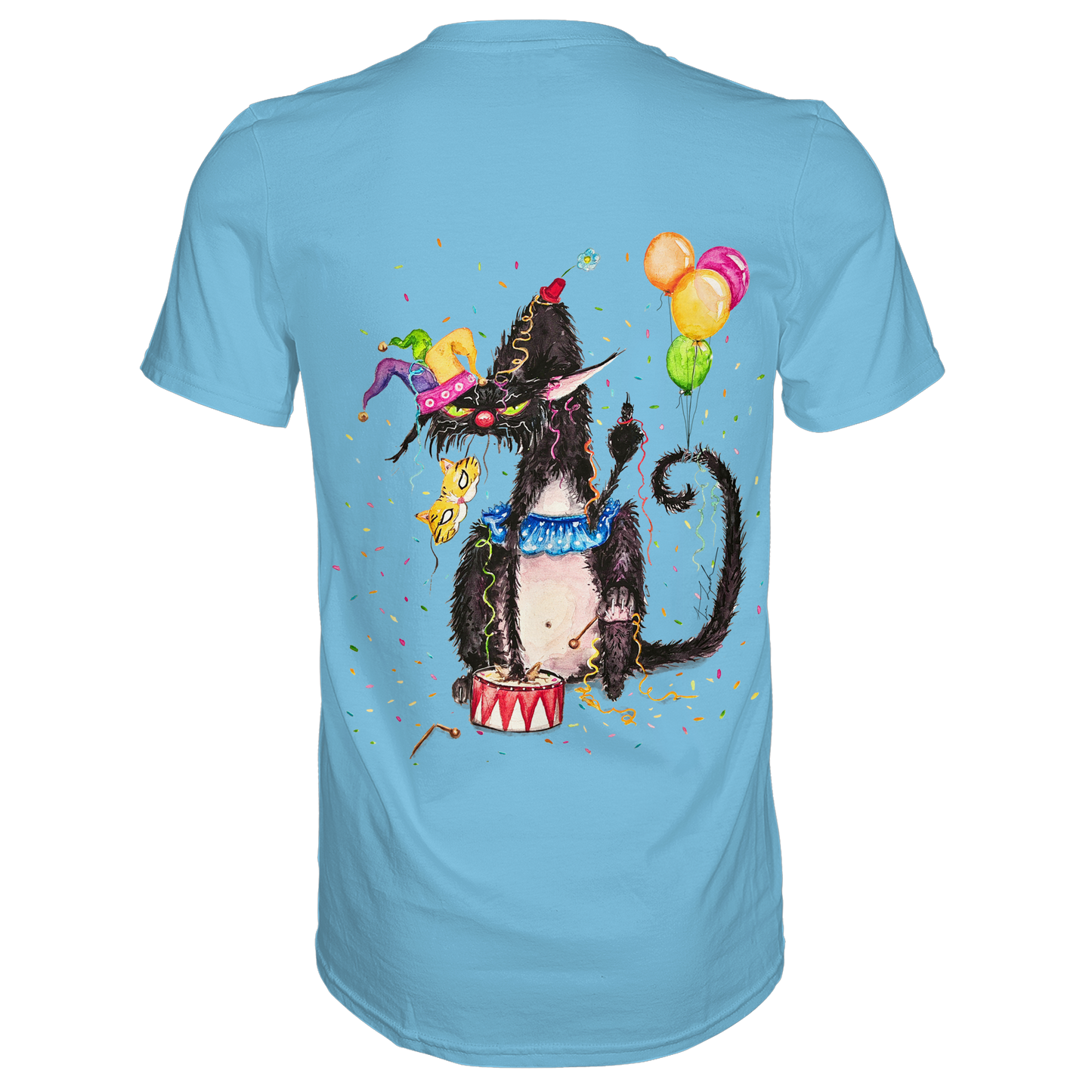 F*U-Cat- Karneval - Druck Hinten - Premium Shirt