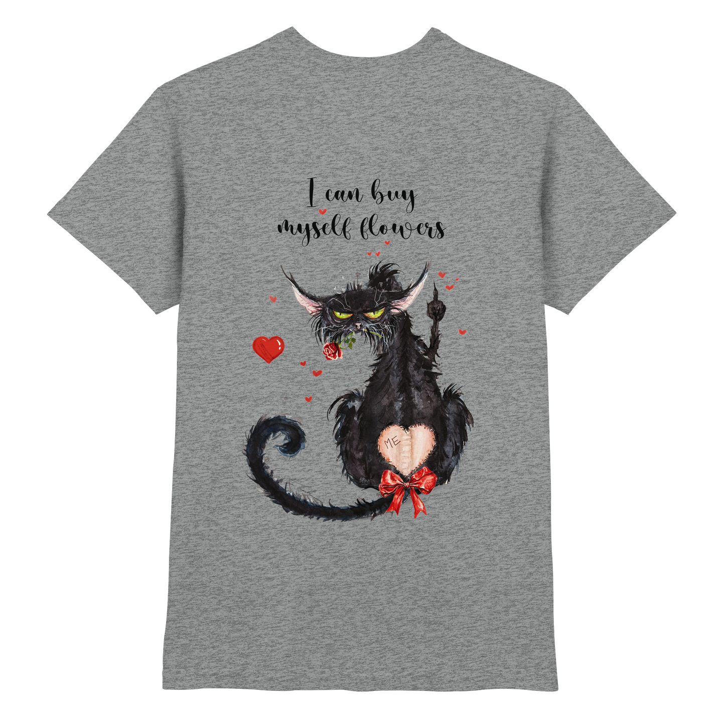 F*U-Cat- Love - Druck Hinten - Premium Shirt