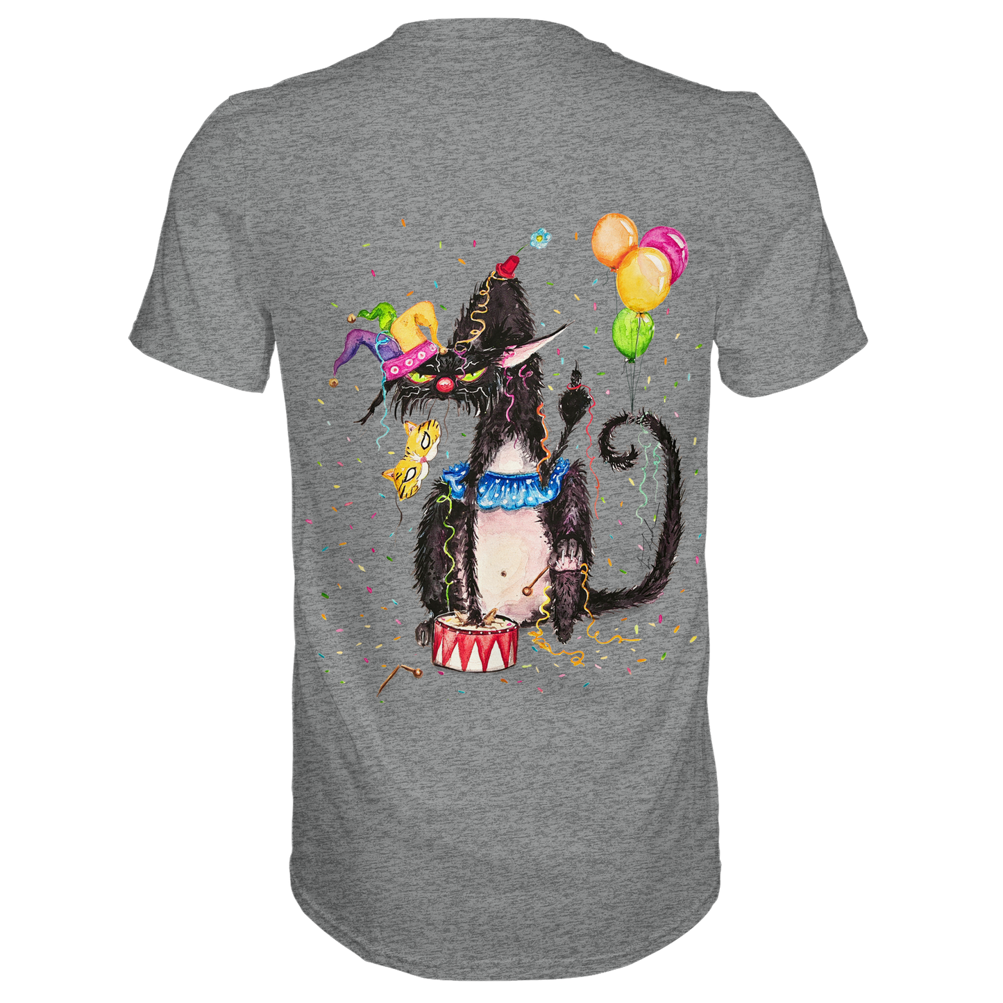 F*U-Cat- Karneval - Druck Hinten - Premium Shirt