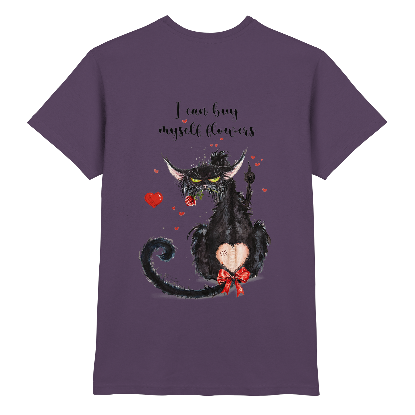 F*U-Cat- Love - Druck Hinten - Premium Shirt