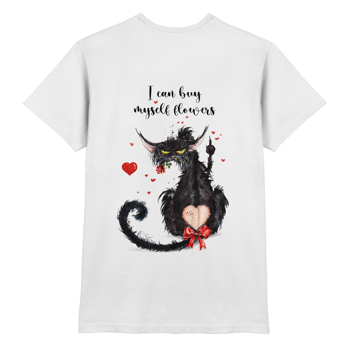 F*U-Cat- Love - Druck Hinten - Premium Shirt
