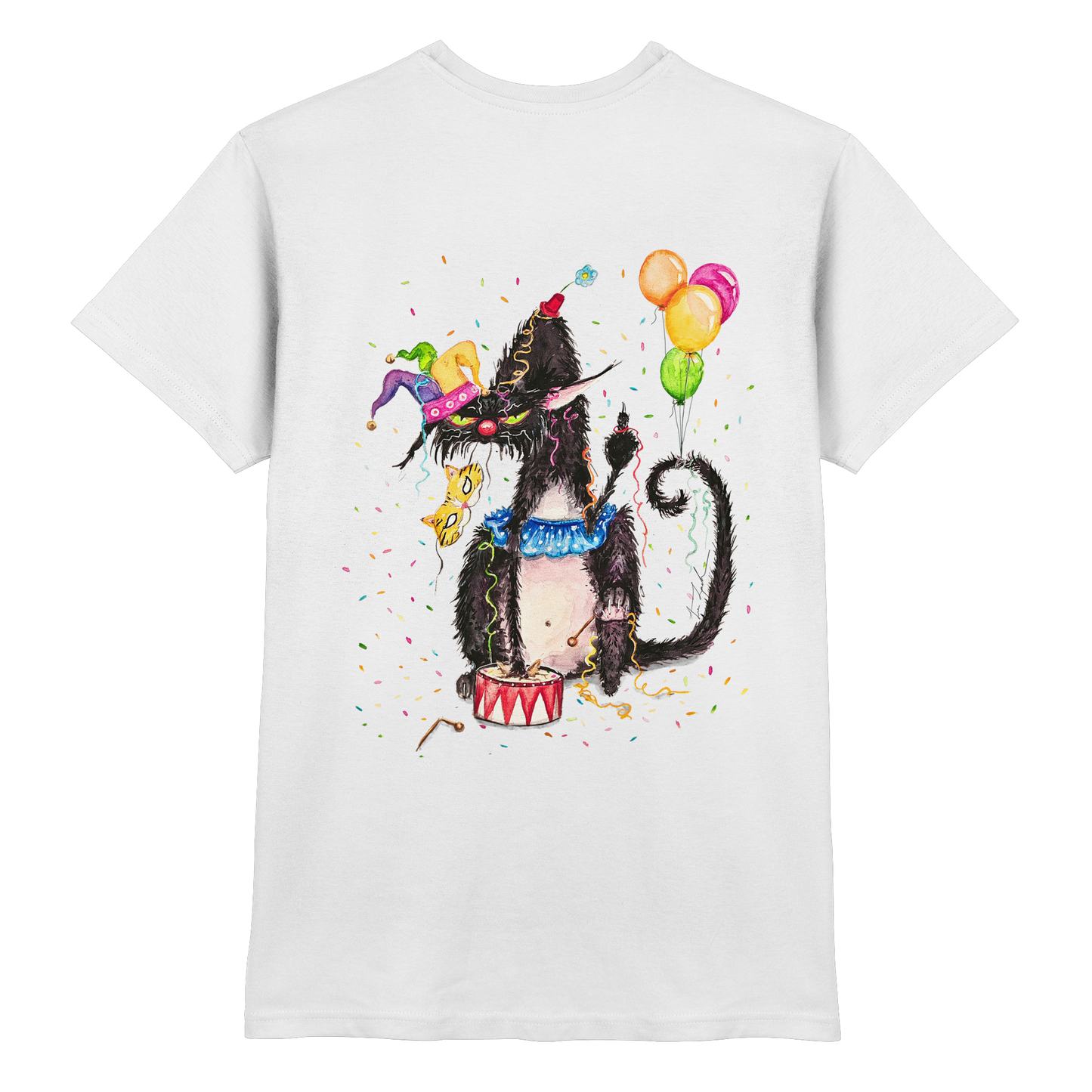 F*U-Cat- Karneval - Druck Hinten - Premium Shirt