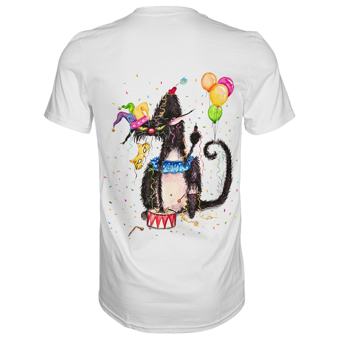 F*U-Cat- Karneval - Druck Hinten - Premium Shirt