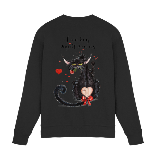 F*U-Cat- Love - Druck Hinten - Premium Sweatshirt