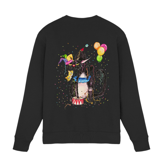 F*U-Cat- Karneval - Druck Hinten - Premium Sweatshirt