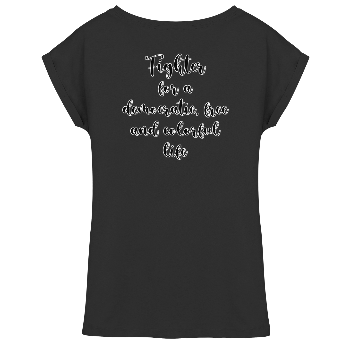 Fighter  - Womens Extended Shoulder T-Shirt
