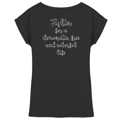 Fighter  - Womens Extended Shoulder T-Shirt
