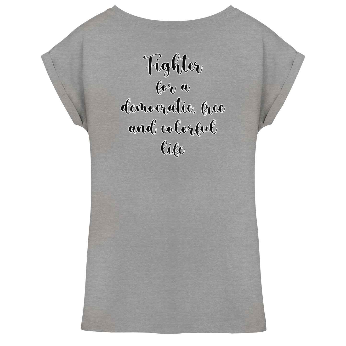 Fighter  - Womens Extended Shoulder T-Shirt