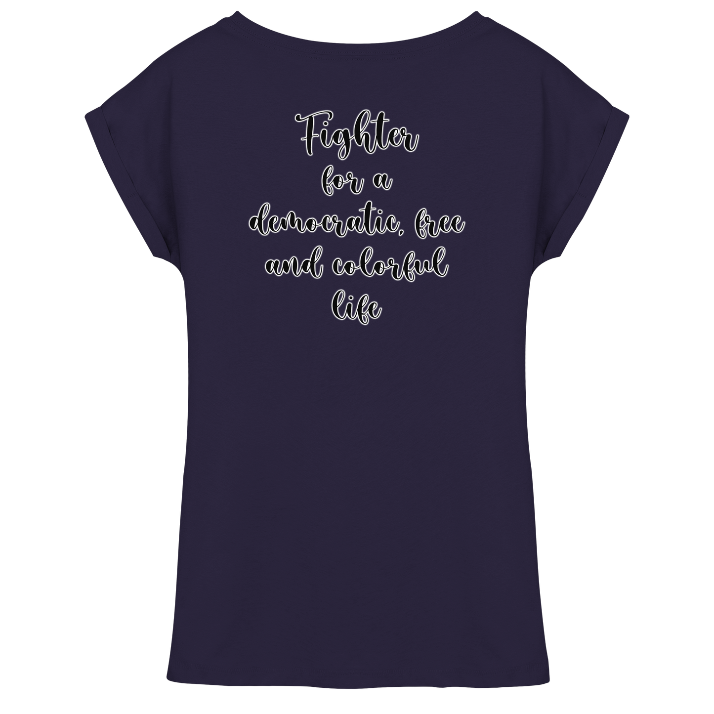 Fighter  - Womens Extended Shoulder T-Shirt