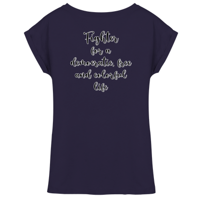 Fighter  - Womens Extended Shoulder T-Shirt