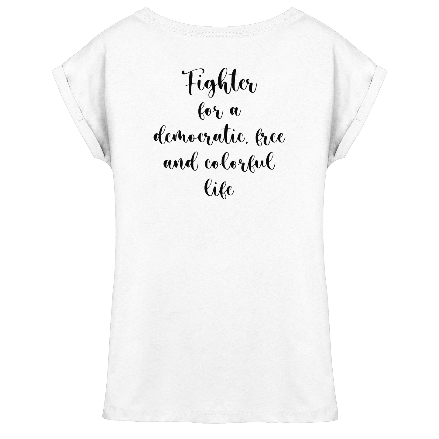 Fighter  - Womens Extended Shoulder T-Shirt