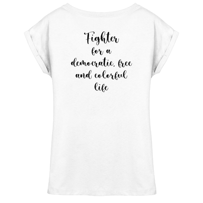 Fighter  - Womens Extended Shoulder T-Shirt