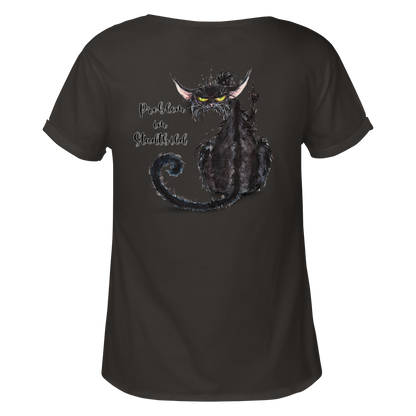 F*U-Cat Problem im Stadtbild - Womens Roll-Up T-Shirt