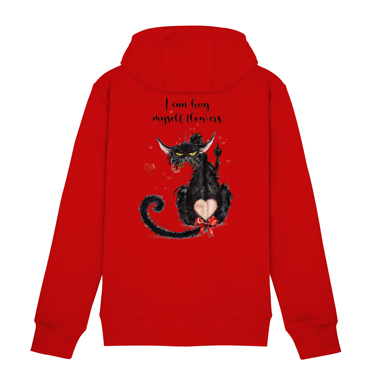 F*U-Cat- Love - Druck Hinten - Zipper