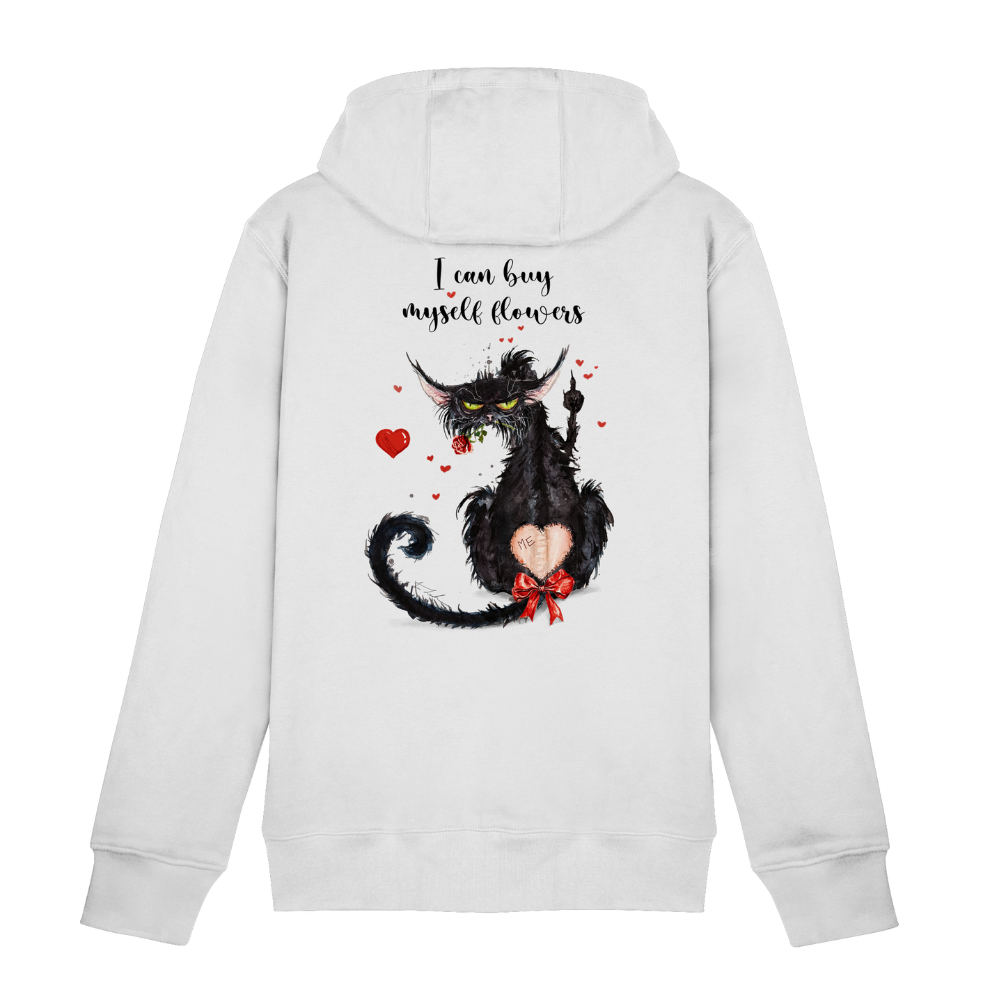 F*U-Cat- Love - Druck Hinten - Zipper