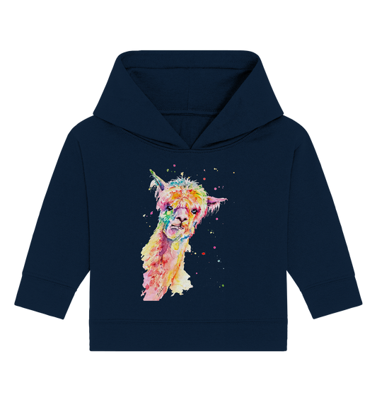 Lustiges Alpaka - Baby Organic Hoodie