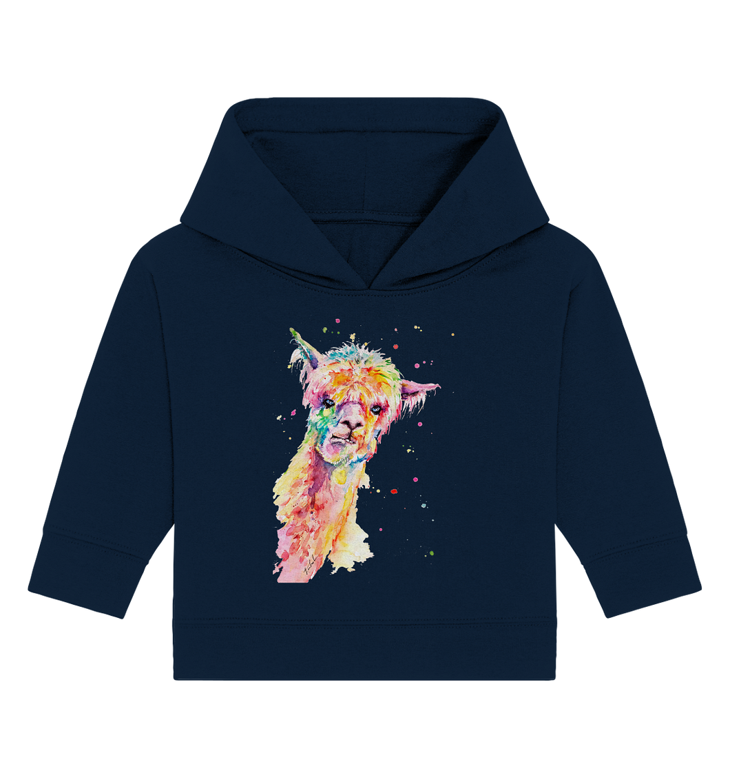 Lustiges Alpaka - Baby Organic Hoodie
