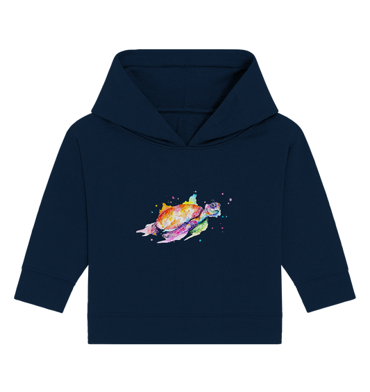 Bunte Meeresschildkröte - Baby Organic Hoodie