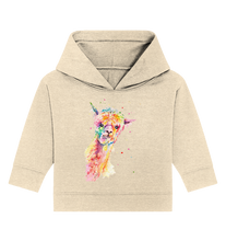 Lade das Bild in den Galerie-Viewer, Lustiges Alpaka - Baby Organic Hoodie

