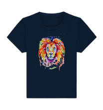 Lade das Bild in den Galerie-Viewer, Bunter Löwe - Baby Organic Shirt
