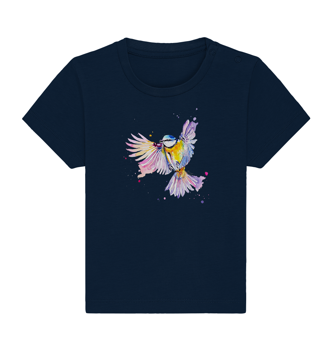 Motiv Blaumeise - Baby Organic Shirt