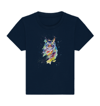 Lade das Bild in den Galerie-Viewer, Bunte Katze - Baby Organic Shirt
