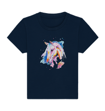 Lade das Bild in den Galerie-Viewer, Buntes Pferd - Baby Organic Shirt
