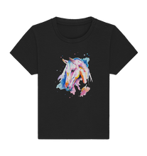 Lade das Bild in den Galerie-Viewer, Buntes Pferd - Baby Organic Shirt

