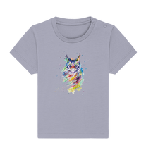 Lade das Bild in den Galerie-Viewer, Bunte Katze - Baby Organic Shirt

