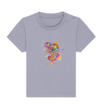 Lade das Bild in den Galerie-Viewer, Buntes Chamäleon  - Baby Organic Shirt

