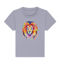 Lade das Bild in den Galerie-Viewer, Bunter Löwe - Baby Organic Shirt
