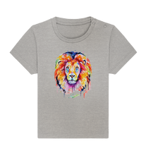 Lade das Bild in den Galerie-Viewer, Bunter Löwe - Baby Organic Shirt
