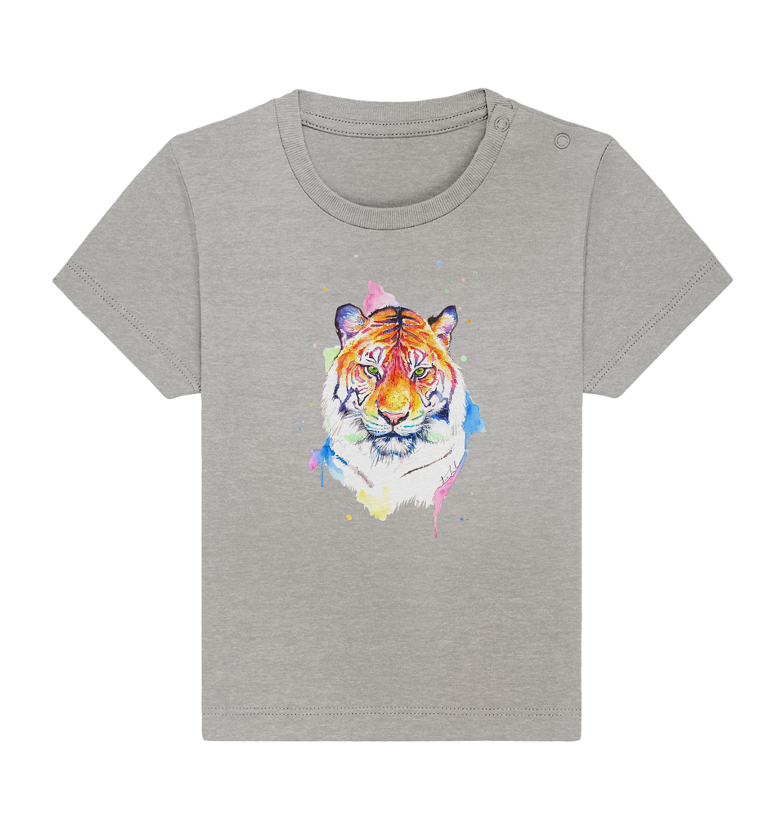 Bunter Tiger - Baby Organic Shirt