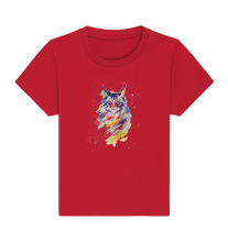 Lade das Bild in den Galerie-Viewer, Bunte Katze - Baby Organic Shirt

