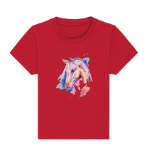Lade das Bild in den Galerie-Viewer, Buntes Pferd - Baby Organic Shirt
