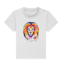 Lade das Bild in den Galerie-Viewer, Bunter Löwe - Baby Organic Shirt

