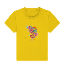 Lade das Bild in den Galerie-Viewer, Buntes Chamäleon  - Baby Organic Shirt

