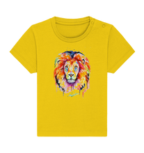 Lade das Bild in den Galerie-Viewer, Bunter Löwe - Baby Organic Shirt
