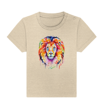 Lade das Bild in den Galerie-Viewer, Bunter Löwe - Baby Organic Shirt

