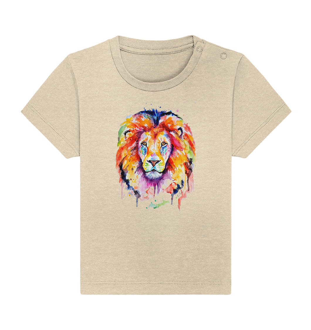 Bunter Löwe - Baby Organic Shirt