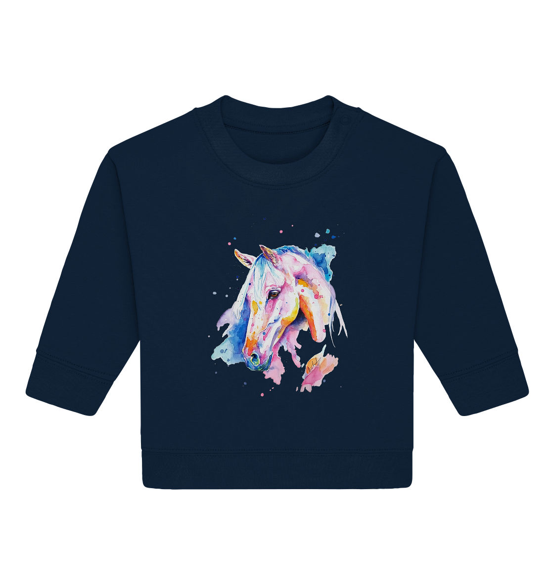 Buntes Pferd - Baby Organic Sweatshirt