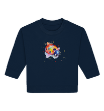 Lade das Bild in den Galerie-Viewer, Bunter Marienkäfer - Baby Organic Sweatshirt
