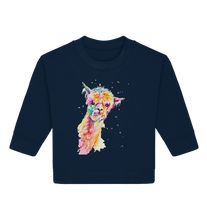 Lade das Bild in den Galerie-Viewer, Lustiges Alpaka - Baby Organic Sweatshirt
