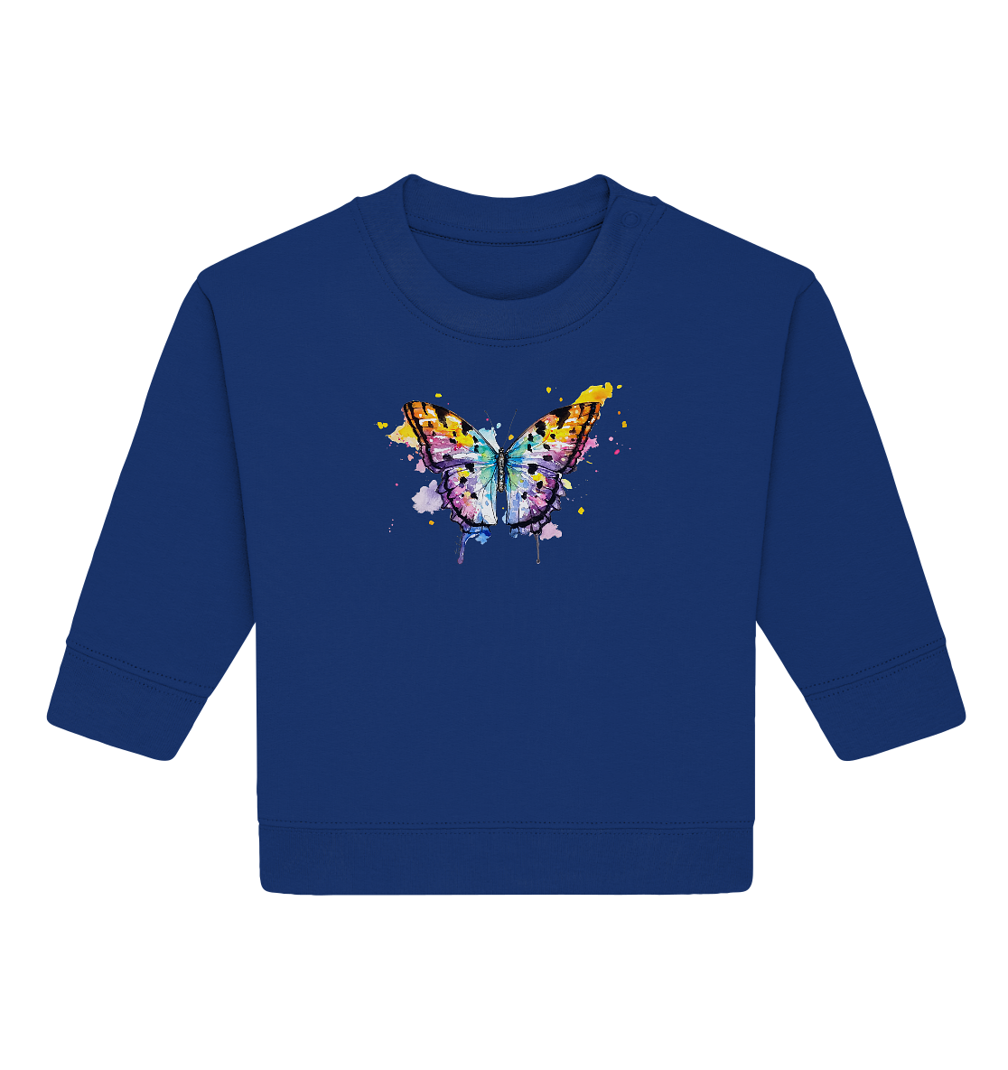 Bunter Schmetterling - Baby Organic Sweatshirt