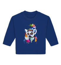 Lade das Bild in den Galerie-Viewer, Bunter Katta - Baby Organic Sweatshirt
