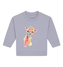 Lade das Bild in den Galerie-Viewer, Lustiges Alpaka - Baby Organic Sweatshirt
